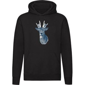 Rock Fingers Hoodie | sweater | rock and roll | rocknroll | rocking | rockmuziek | unisex | capuchon