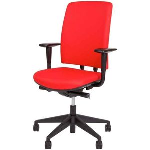 ABC Kantoormeubelen ergonomische bureaustoel a680 met en-1335 normering rode stof