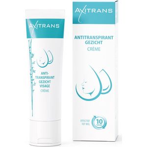 Axitrans Gezichtscreme Tube 50ml - Anti transpirant creme voor gezicht, tegen overmatig zweten, tot 10 dagen effectief