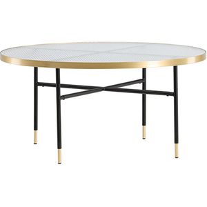 Bubbles salontafel Ø98 cm goud.