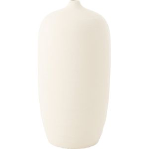 J-Line vaas Cassia Ovaal - keramiek - wit - 59 cm hoog