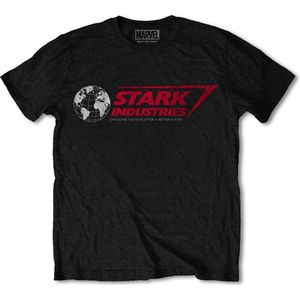 Marvel Iron Man - Stark Industries Heren T-shirt - L - Zwart