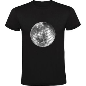 Discobal Heren T-shirt - feest - party - dansen - muziek - rave - disco - retro - verjaardag