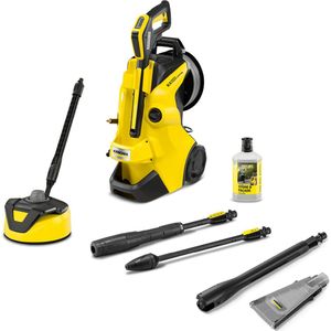 Kärcher K 4 Premium Power Control Flex Home eco!Booster set Hogedrukreiniger - Incl. T 5 Terrasreiniger & eco!Booster - PremiumFlex hogedrukslang - 130 bar - 380 l/u - 25 m²/u - Slanghaspel - Reinigingsmiddel
