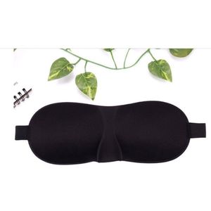 Slaapmasker - oogmasker - bescherm wimperextensions - zwart