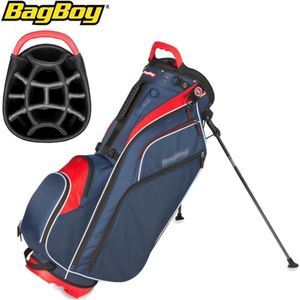BagBoy Go Lite Hybrid Standbag, blauw/rood