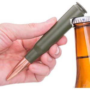 Lucky Shot USA - Bullet Bottle Opener - .50 Cal BMG - Bier opener - legergroen/Olive Drab (div. kleuren beschikbaar)