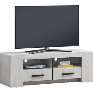 Belfurn-Tv-meubel Elvis 136cm decor witte eik