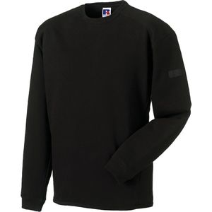 Heavy Duty Crew Neck Sweater 'Russell' Black - 3XL