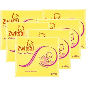 Zwitsal - Creme Zeep - 24 x 90g - Voordeelverpakking