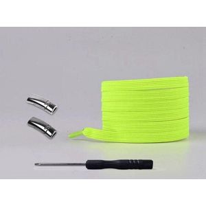 Magnetische schoenveters - Magneet veters - Niet meer strikken - Neon Geel - Unisex - Volwassenen - Kinderen