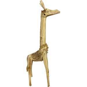 DKNC - Giraf Zurich - bamboe wortel - 42x27x77 cm - Bruin