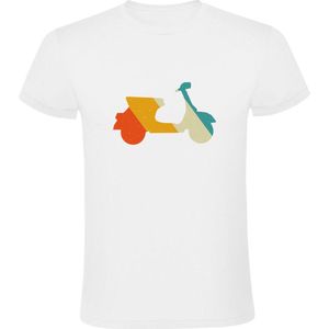 Scooter Heren T-shirt - retro - chauffeur - oldscool - bestuurder - rijden