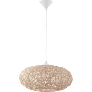 EGLO Campilo Hanglamp - E27 - 1 Lichts - Ø45 cm - Wit, beige/zandkleur