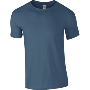 T-shirt Heren 4XL Gildan Ronde hals Korte mouw Indigo Blue 100% Katoen