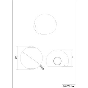 TRIO AVISIO - Wandlamp - Zwart mat - incl. 2x SMD 2W - Buitenverlichting - IP54