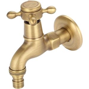 DD Keukenkraan Wandmontage - Wandkraan - Wandkraan Keuken - RVS - Goud - Makkelijk Draaibaar