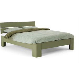 Beter Bed Fresh 400 Bedframe met Hoofdbord - 180x210 cm - Rietgroen