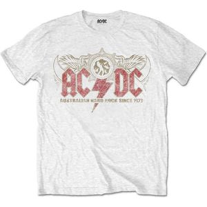 AC/DC - Oz Rock Heren T-shirt - M - Wit