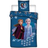 Disney Frozen - Dekbedovertrek - Eenpersoons - 140 x 200 cm - Polyester