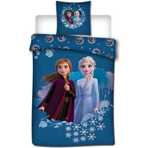 Disney Frozen - Dekbedovertrek - Eenpersoons - 140 x 200 cm - Polyester