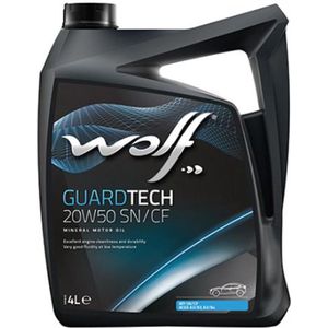Wolf GuardTech minerale motorolie 20W-50 SN/CF 4L