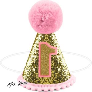 Mrs. Jones Feesthoedje Eerste Verjaardagsfeestje Wolvilt Boho- Baby Verjaardag Decoraties Photo Booth Props .