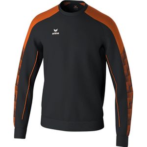 Erima Evo Star Sweatshirt Kinderen - Zwart / Oranje | Maat: 164