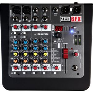 Allen & Heath ZED-6FX - Analoge mixer