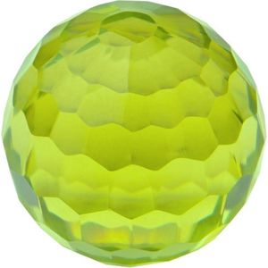 Quiges Verwisselbare Ring Steen Geslepen Bolletje 8mm - Lichtgroen - E8RHDC003