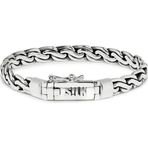 SILK Jewellery - Zilveren Armband - Breeze - 148.21 - Maat 21,0