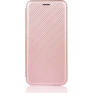 Slim Carbon Cover Hoes Etui voor iPod Touch - Roze