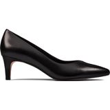 Clarks Laina55 Court2 Pumps - Black Leather - Maat 37