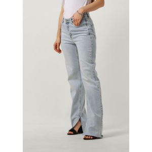 My Essential Wardrobe Daisymw 139 High Straight Slit Jeans Dames - Broek - Lichtblauw - Maat 26