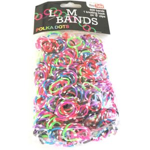 Loom Loombandjes Stippen Junior Rubber 625-delig