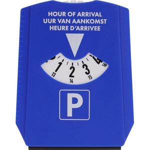 Shell Parkeerschijf - Blauwe Parkeerschijf - Parkeerkaart - Parkeren in de Blauwe Zone - Inclusief IJskrabber