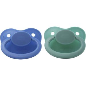 Fopspeen Generatie 1 Night Glow Set Blauw Groen