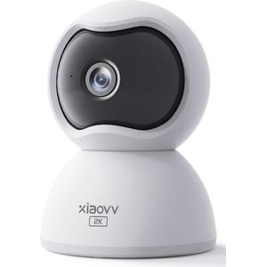 Bewakingscamera met nachtzicht en twee-weg audio - 360 graden camerabewaking voor binnen