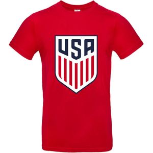 USA T-shirt Rood - amerika