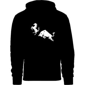 Grappige hoodie - trui met capuchon - Red Bull - Ferrari - Max Verstappen - Charles Leclerc - F1 - Formule 1 - Wereldkampioen - Oranje - Maat XXL