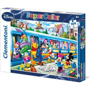 Puzzel 104 stukjes Disney familie