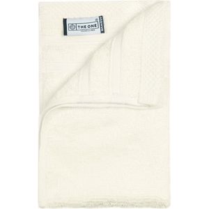 The One Towelling Bamboe Gastendoek - Kleine handdoek - Bamboe/Katoen - 30 x 50 cm - Ivoor Crème