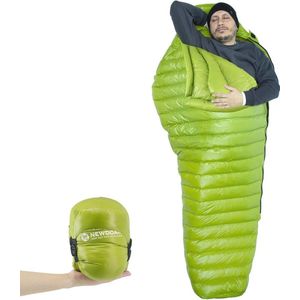 Ultralichte donsslaapzak voor lente, zomer en herfst - Compact en lichtgewicht voor buitensport