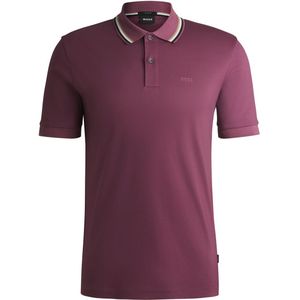 BOSS Penrose slim fit polo - jersey - paars