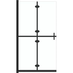 vidaXL Inloopdouchewand - inklapbaar - 70x190 cm Inloopdouche - Douchewand - Glazen Douchedeur - Douche Cabine - Badkamer Accessoires