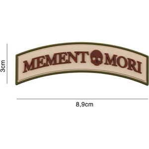 Embleem 3D PVC Memento mori tab multi