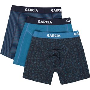 GARCIA Heren Boxershort Blauw - Maat L