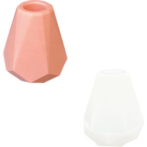 Siliconen mal 7cm x 7cm - Vaas met vlakken