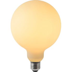 Lucide G125 Filament lamp - Ø 12,5 cm - LED Dimb. - E27 - 1x4,9W 2700K - Opaal