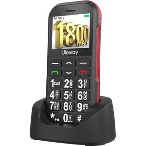 Mobiele klaptelefoon zonder abonnement, telefoon voor senioren met noodoproep senioren telefoon mobile